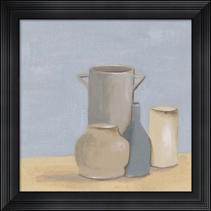 Framed Clay Boundary I Print