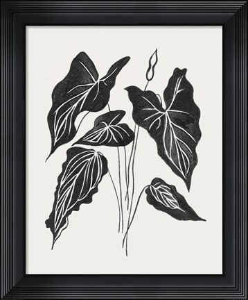 Framed Leaving III Print
