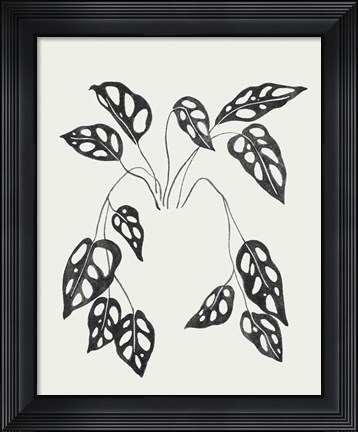 Framed Leaving IV Print