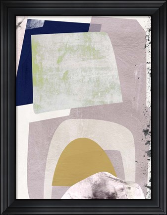 Framed Snowy Peak I Print