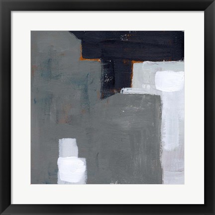 Framed Concrete Wall IV Print