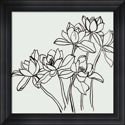 Framed Flamenco Dancer II Print