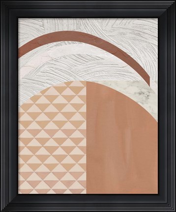 Framed Mountain Glow I Print