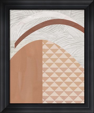 Framed Mountain Glow II Print