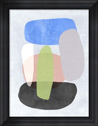 Framed Snowfall II Print
