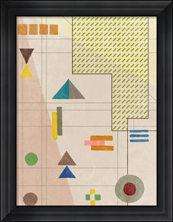 Framed Dreaming Nebula I Print