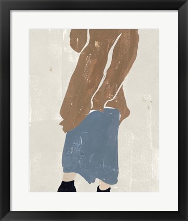 Framed Alley Pose II Print