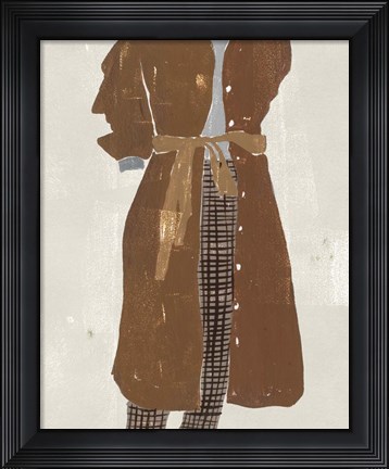 Framed Alley Pose III Print