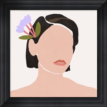 Framed Go On II Print