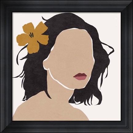 Framed Go On III Print