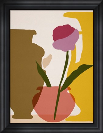 Framed Flower Dance I Print