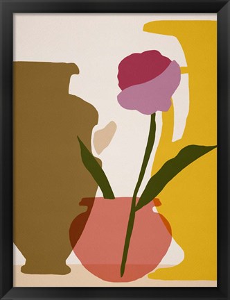 Framed Flower Dance I Print