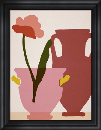 Framed Flower Dance II Print