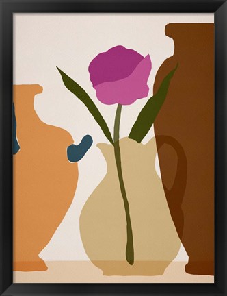 Framed Flower Dance III Print