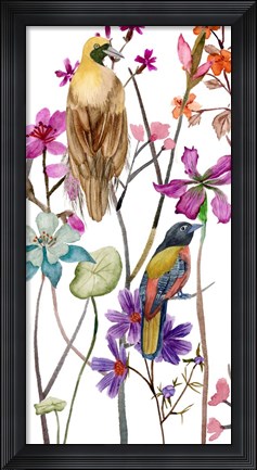 Framed Tangled Garden II Print