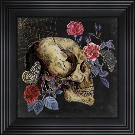 Framed Bones II Print