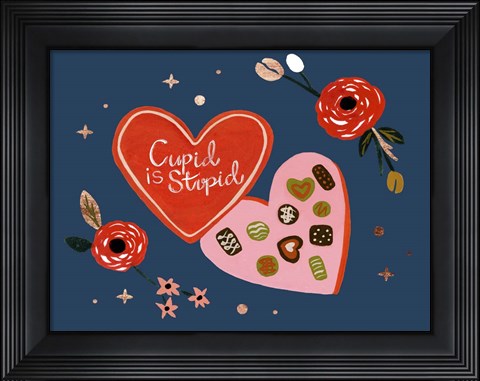 Framed Happy Galentine II Print