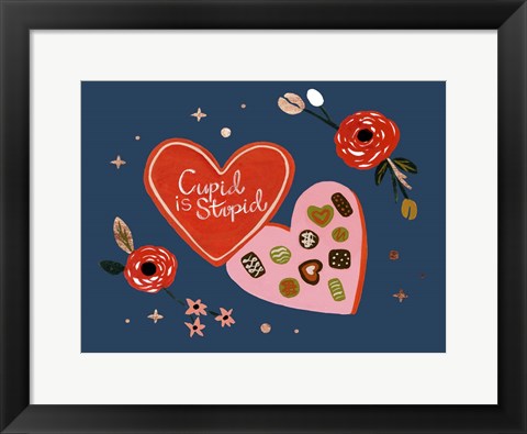 Framed Happy Galentine II Print