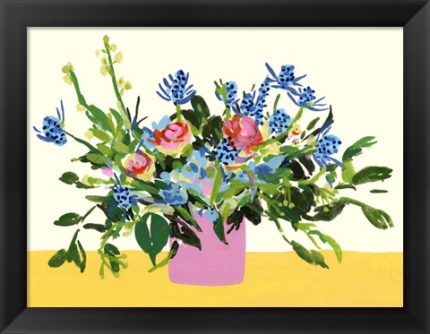 Framed Grand Bouquet I Print