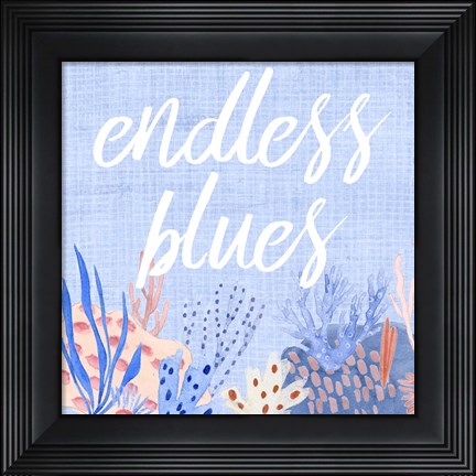 Framed Gone Swimming I Print