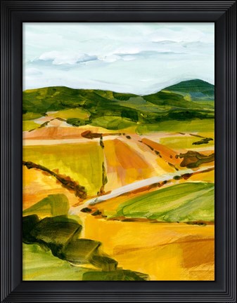 Framed Country Gaze II Print