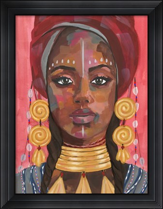 Framed Ornament Empress I Print
