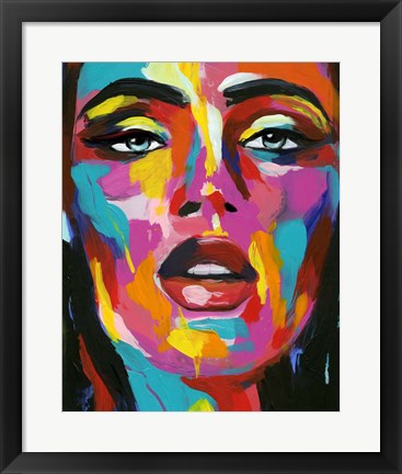 Framed Prismatic Pout II Print