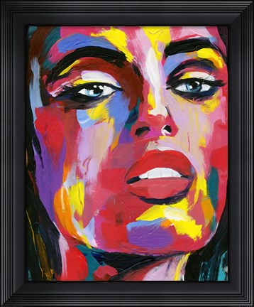 Framed Prismatic Pout III Print