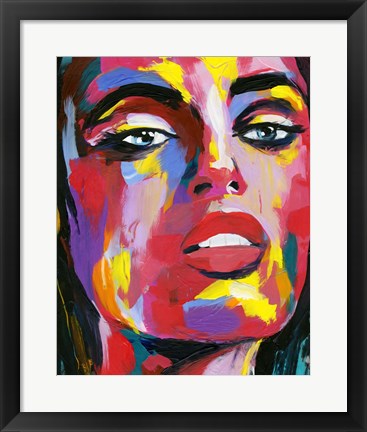 Framed Prismatic Pout III Print