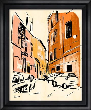 Framed Euro Voyage I Print