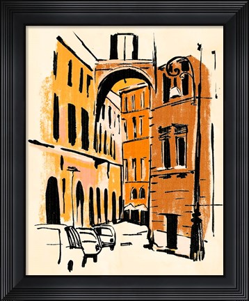 Framed Euro Voyage II Print