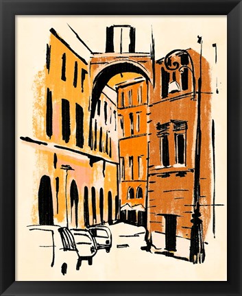 Framed Euro Voyage II Print