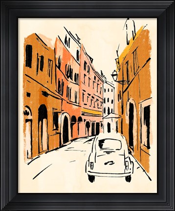 Framed Euro Voyage III Print