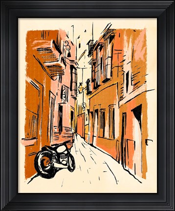 Framed Euro Voyage IV Print