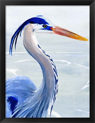 Framed Great Blue II Print