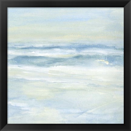 Framed Calming Seas I Print