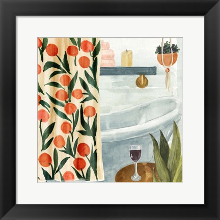 Framed Bath Retreat I Print