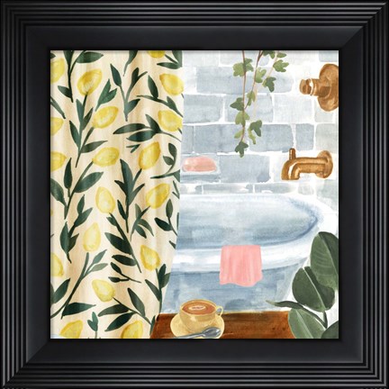 Framed Bath Retreat II Print