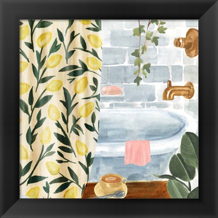 Framed Bath Retreat II Print