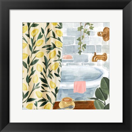 Framed Bath Retreat II Print