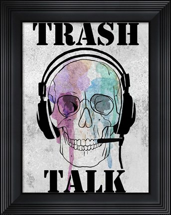 Framed Skull Games II Print