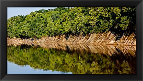 Framed Sailing on the Tombigbee Waterway in Alabama Print