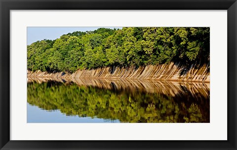 Framed Sailing on the Tombigbee Waterway in Alabama Print