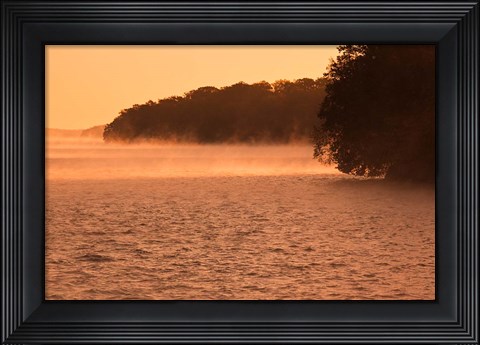 Framed Alabama, Florence Lake Wilson, Morning Mist Print