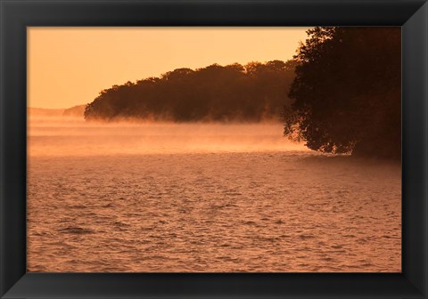 Framed Alabama, Florence Lake Wilson, Morning Mist Print