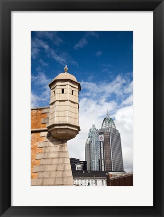 Framed Alabama, Fort Conde, RSA Tower and Riverview Plaza Print