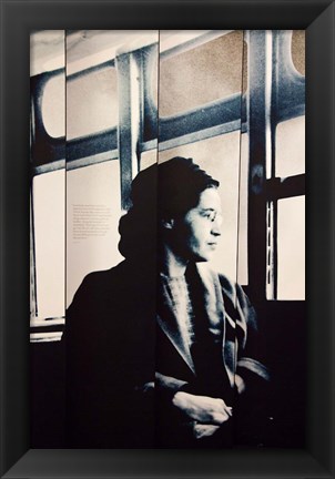 Framed Alabama, Montgomery, Rosa Parks Museum Print