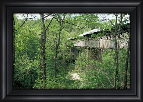 Framed Horton Mill Covered Bridge, Alabama Print
