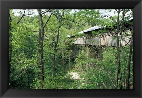 Framed Horton Mill Covered Bridge, Alabama Print