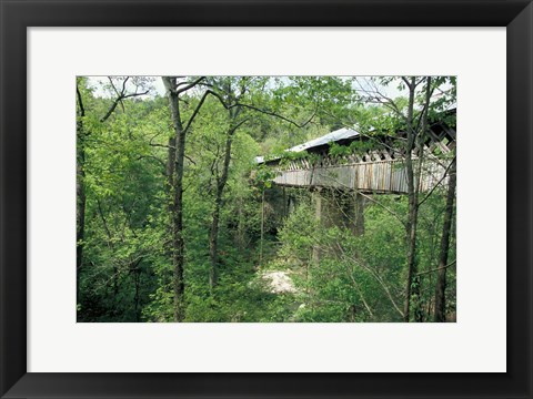Framed Horton Mill Covered Bridge, Alabama Print